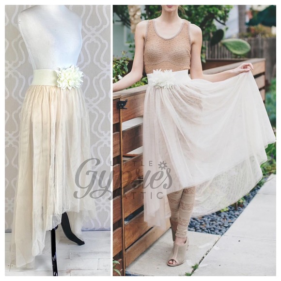A'reve Ballet Tulle Wrap Overlay Skirt - Picture 11 of 12